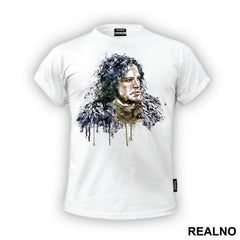 Jon Snow - Dripping Colors - Game Of Thrones - GOT - Majica