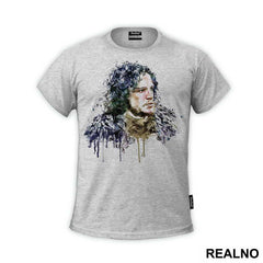 Jon Snow - Dripping Colors - Game Of Thrones - GOT - Majica
