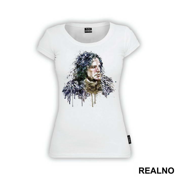 Jon Snow - Dripping Colors - Game Of Thrones - GOT - Majica