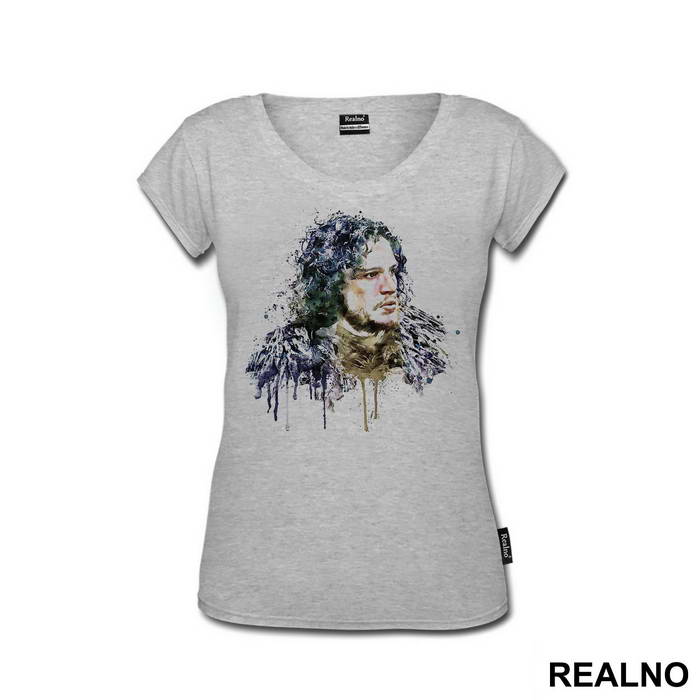Jon Snow - Dripping Colors - Game Of Thrones - GOT - Majica