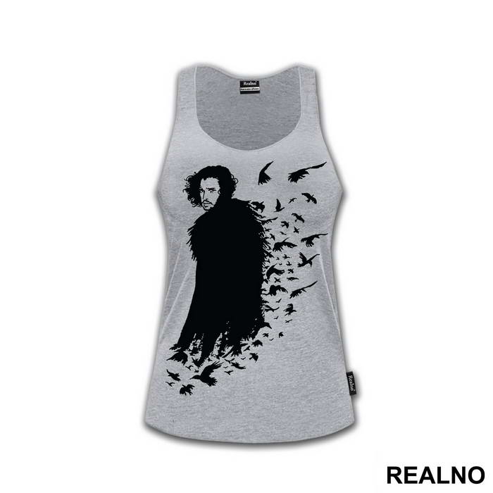 Jon Snow And Crows - Game Of Thrones - GOT - Majica