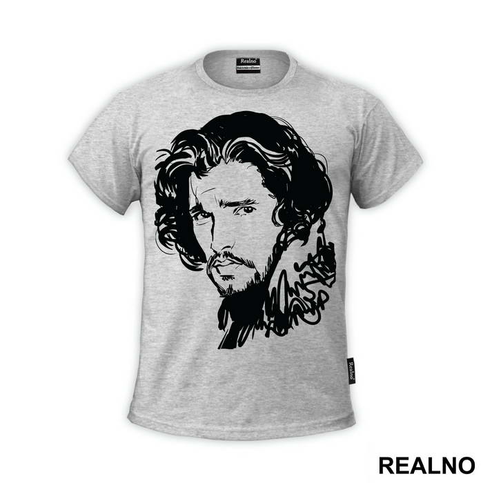 Jon Snow - Pencil Drawing - Game Of Thrones - GOT - Majica