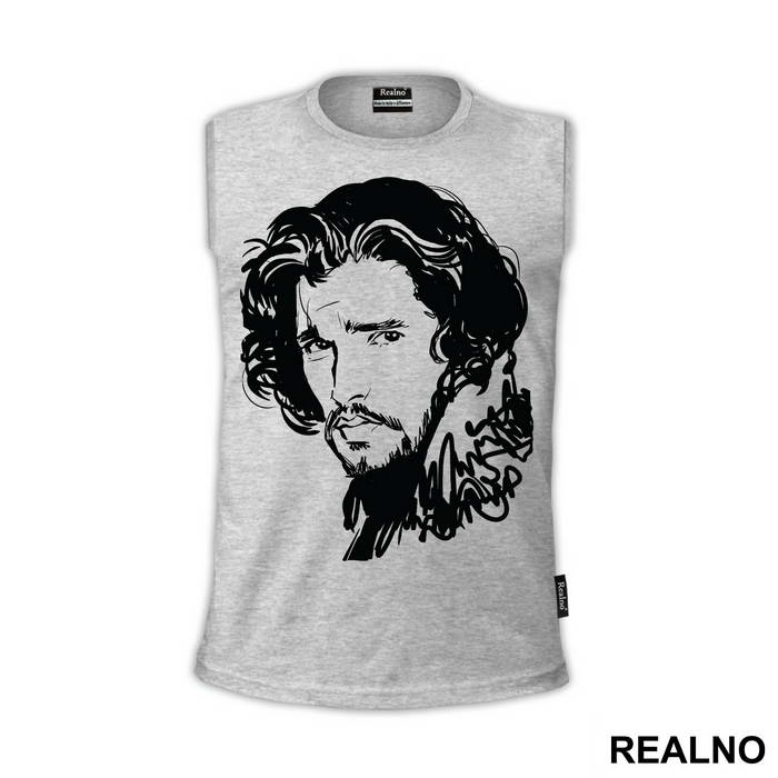 Jon Snow - Pencil Drawing - Game Of Thrones - GOT - Majica