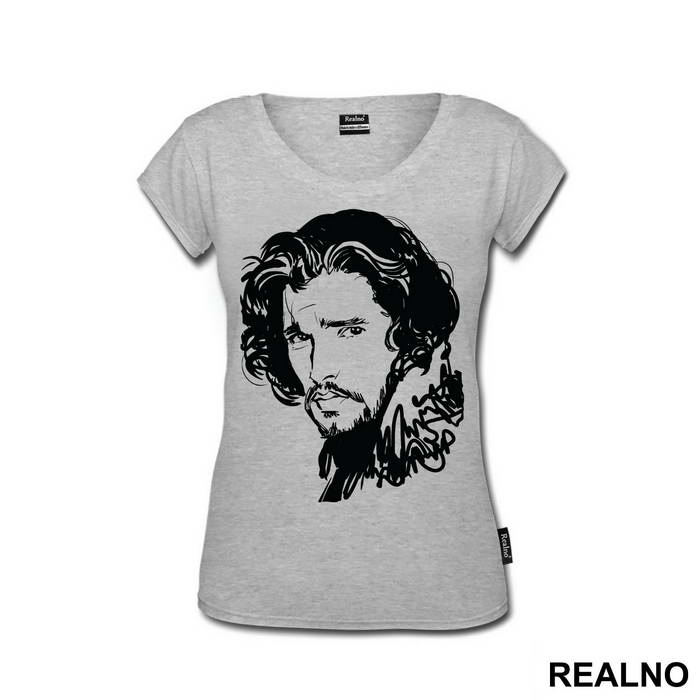 Jon Snow - Pencil Drawing - Game Of Thrones - GOT - Majica