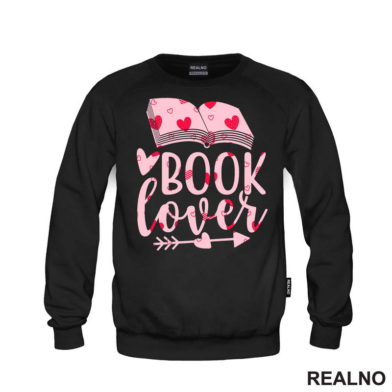 Book Lover - Hearts - Books - Čitanje - Knjige - Majica