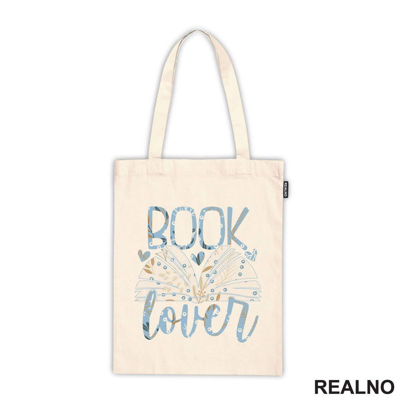 Book Lover - Blue And Cream - Books - Čitanje - Knjige - Majica