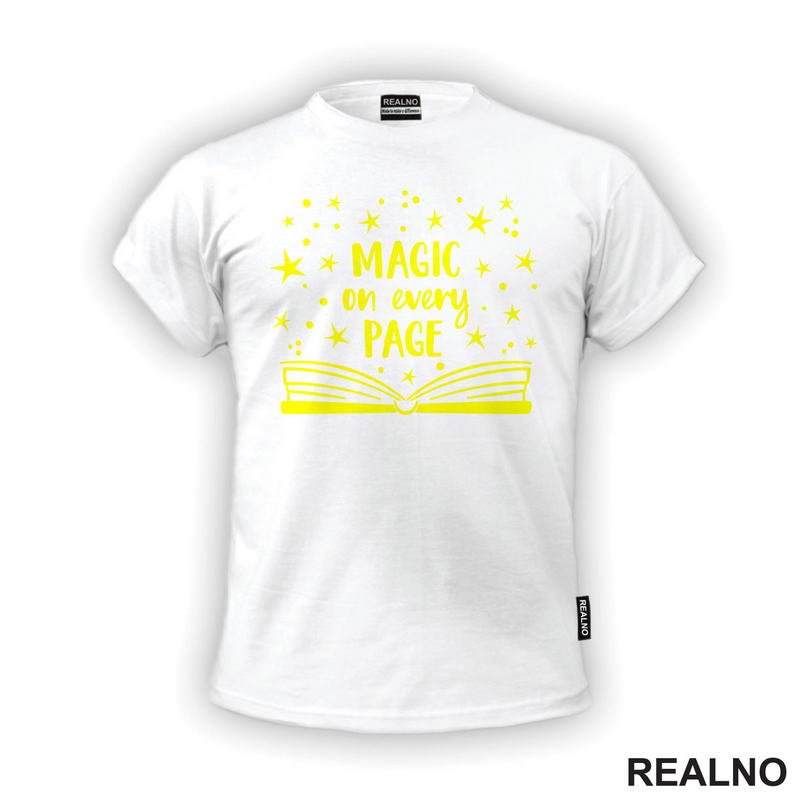 Magic Of Every Page - Yellow - Books - Čitanje - Knjige - Majica