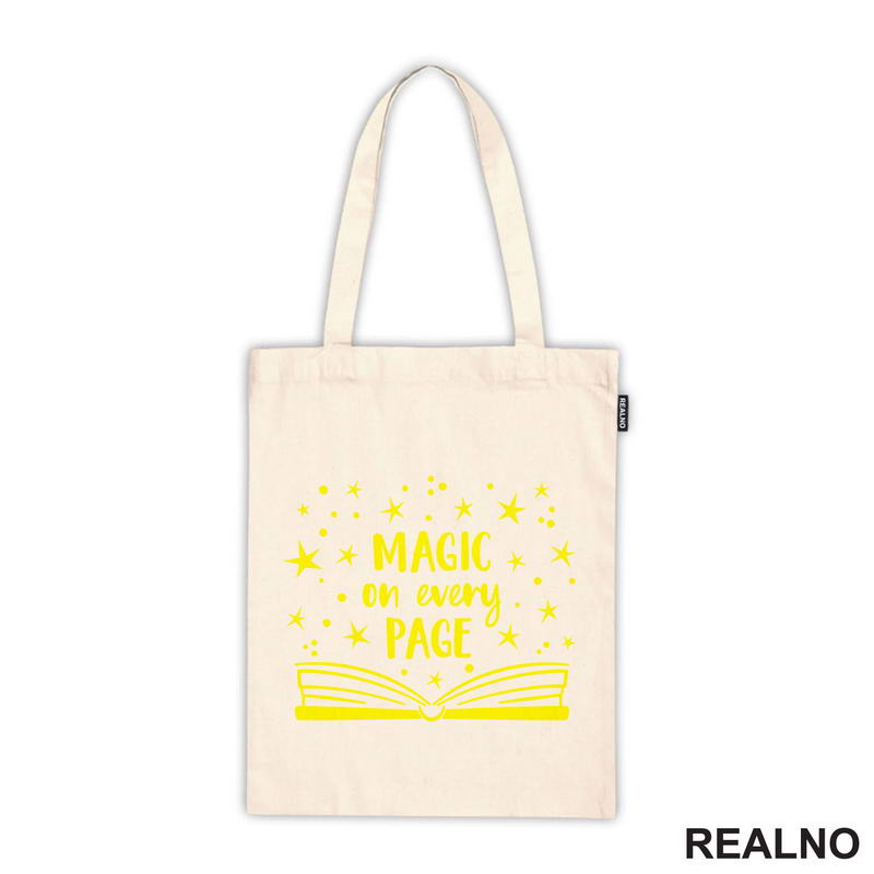 Magic Of Every Page - Yellow - Books - Čitanje - Knjige - Majica