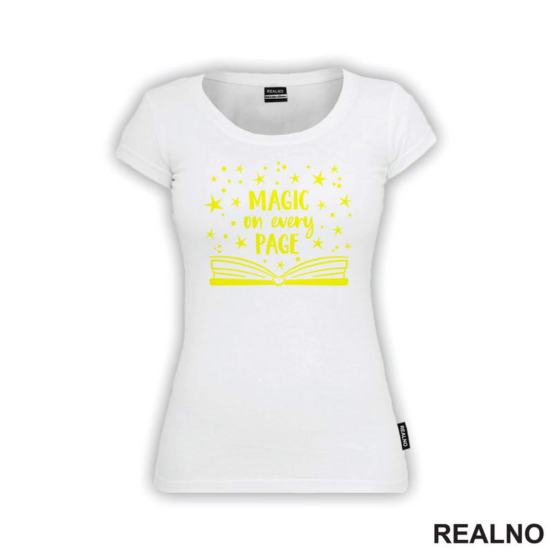 Magic Of Every Page - Yellow - Books - Čitanje - Knjige - Majica