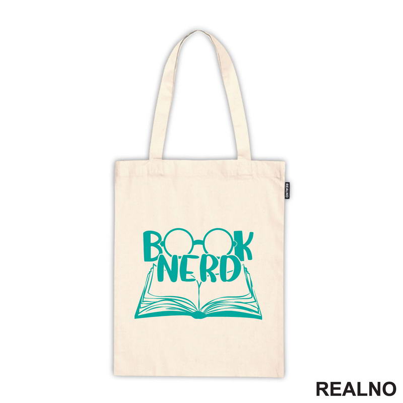 Book Nerd - Green - Books - Čitanje - Knjige - Majica