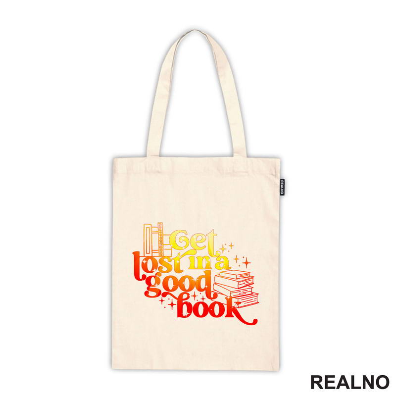 Get Lost In A Good Book - Yellow And Orange - Colors - Books - Čitanje - Knjige - Majica