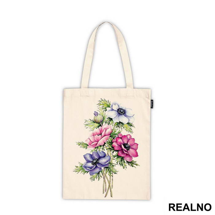 Bouquet - Purple Flowers - Art - Majica