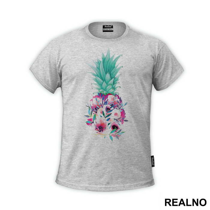 Pineapple Flower - Art - Majica