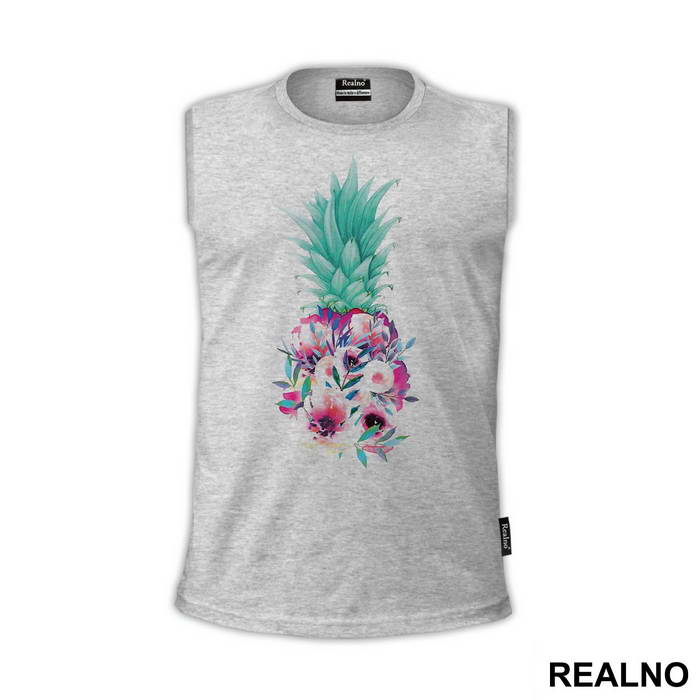 Pineapple Flower - Art - Majica