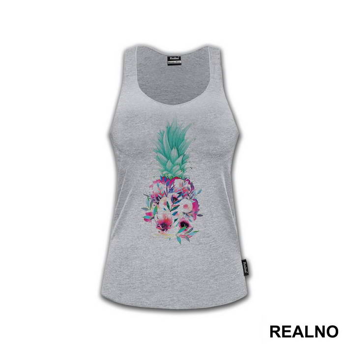 Pineapple Flower - Art - Majica