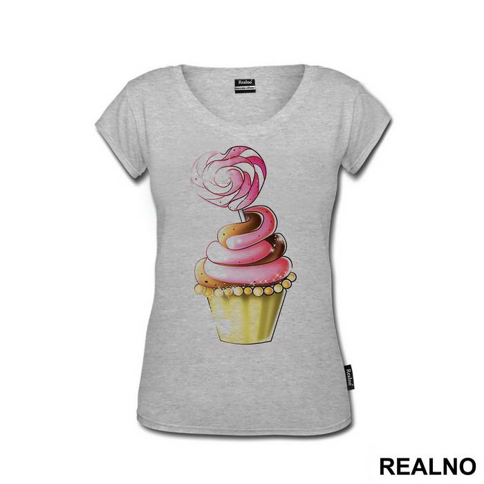 Pink Cupcake - Art - Majica