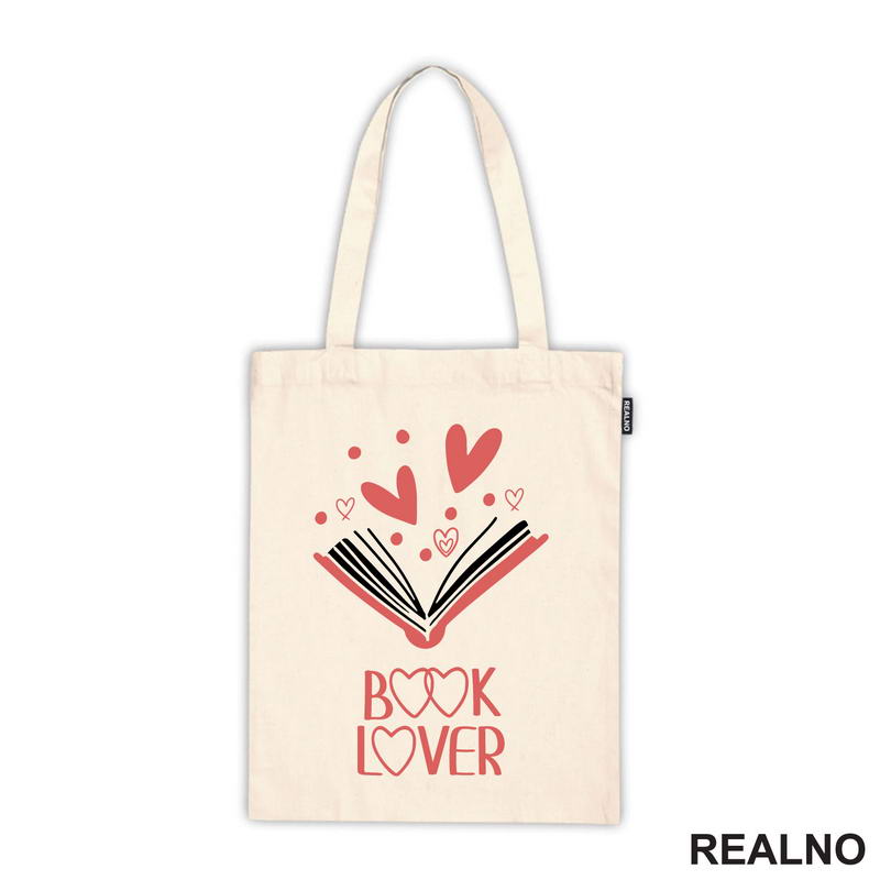 Book Lover - Pink Hearts - Books - Čitanje - Knjige - Majica