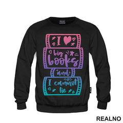 I Love Big Books And I Cannot Lie - Colors - Books - Čitanje - Knjige - Majica
