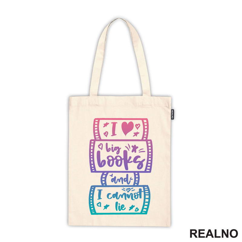 I Love Big Books And I Cannot Lie - Colors - Books - Čitanje - Knjige - Majica