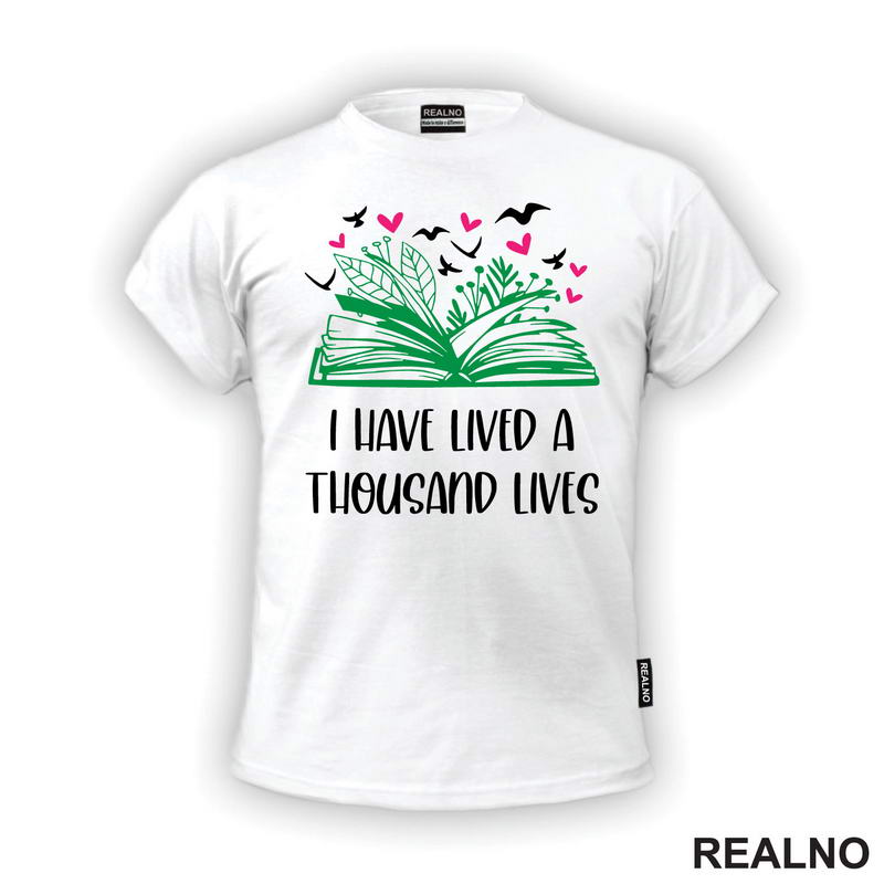 I Have Lived A Thousand Lives  - Books - Čitanje - Knjige - Majica