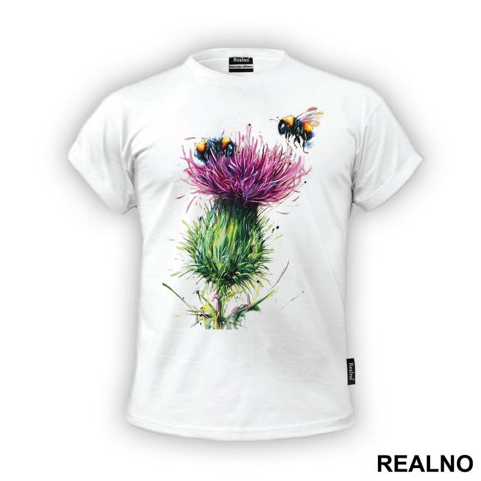 Arctium And Bees - Art - Majica