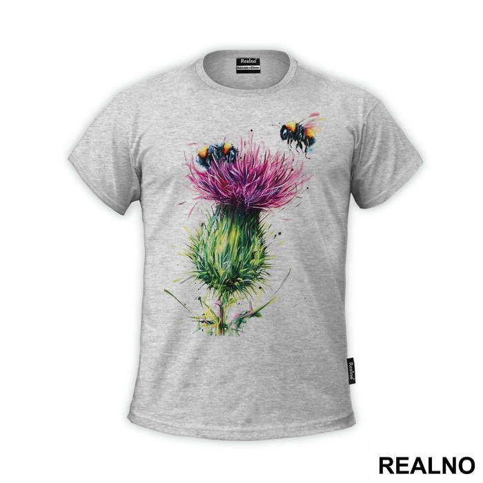 Arctium And Bees - Art - Majica