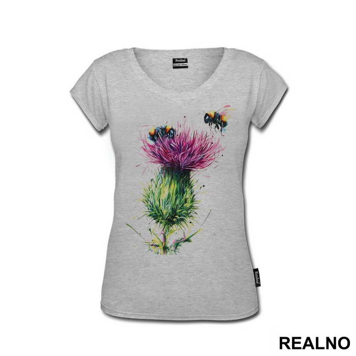 Arctium And Bees - Art - Majica