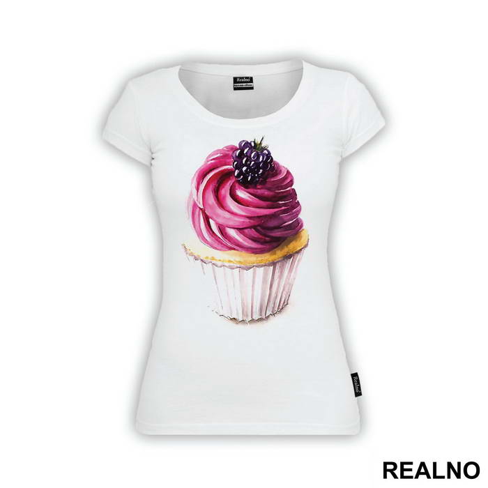 Purple Cupcake - Art - Majica