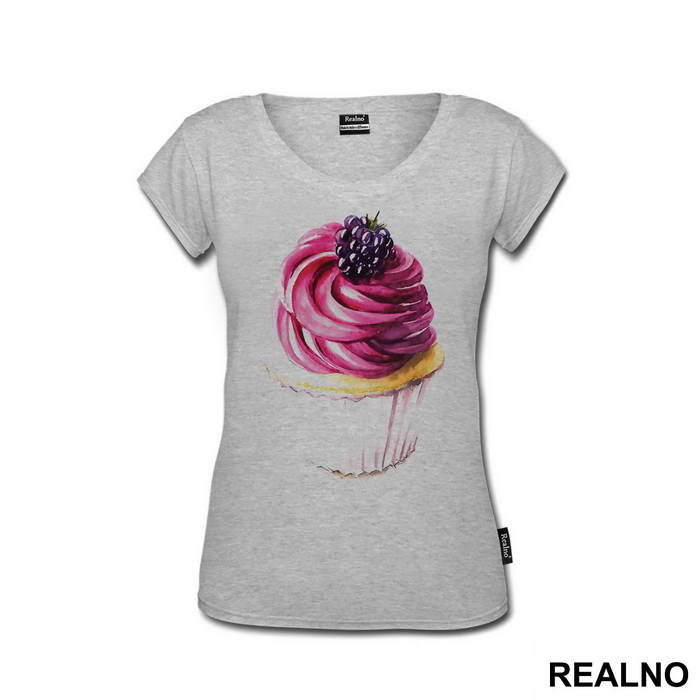 Purple Cupcake - Art - Majica