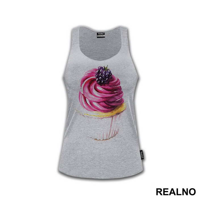 Purple Cupcake - Art - Majica