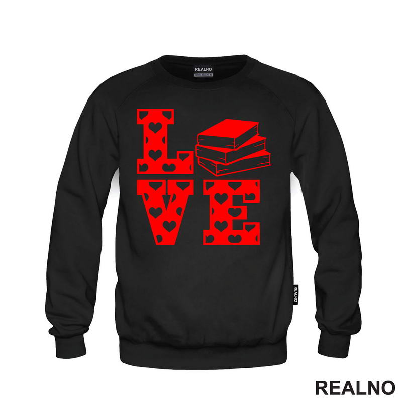 Love - Red Heart  - Books - Čitanje - Knjige - Majica