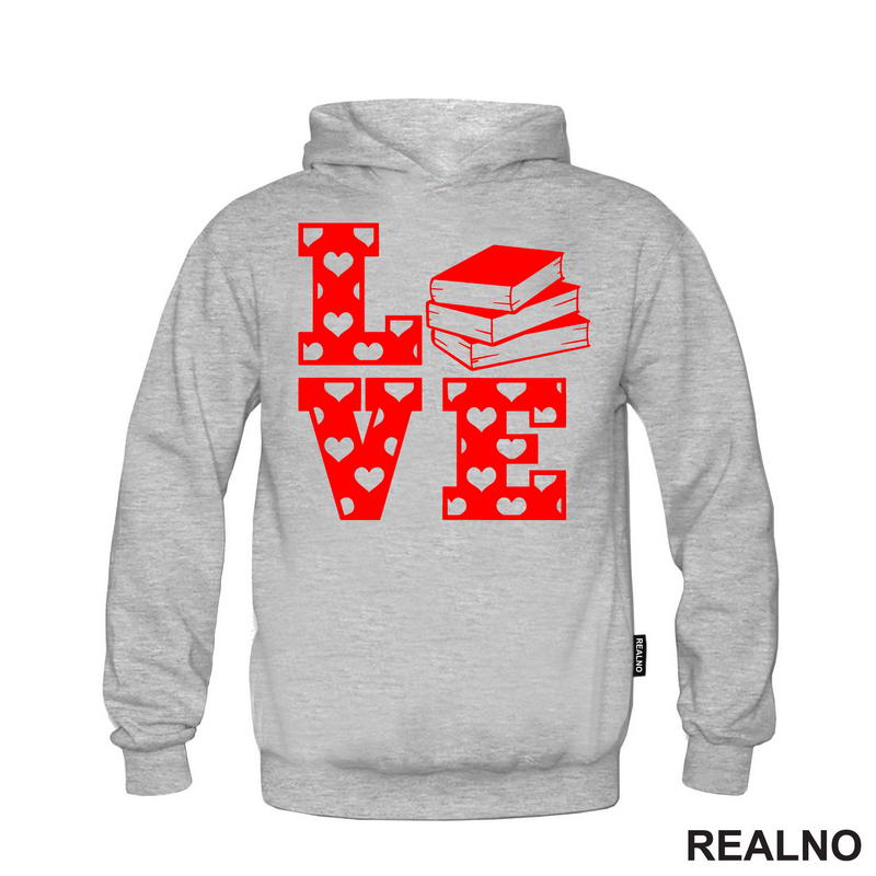 Love - Red Heart  - Books - Čitanje - Knjige - Majica