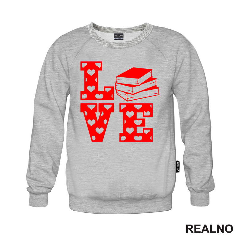 Love - Red Heart  - Books - Čitanje - Knjige - Majica