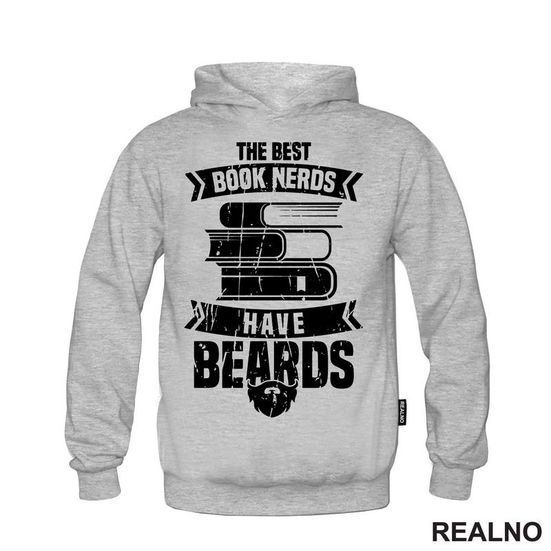 The Best Book Nerds Have Beards - Books - Čitanje - Knjige - Majica