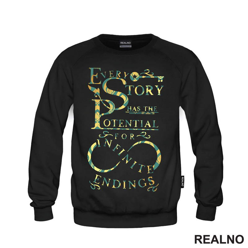Every Story Has The Potential For Infinite Endings - Books - Čitanje - Knjige - Majica