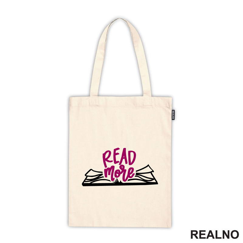 Read More - Outline - Pink - Books - Čitanje - Knjige - Majica