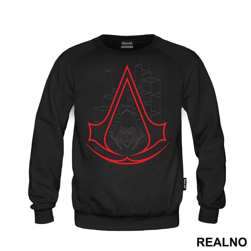 Red Hood And Grey Shapes - Assassin's Creed - Majica
