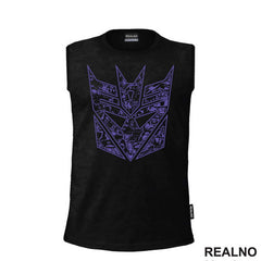 Purple Decepticon - Details - Transformers - Majica