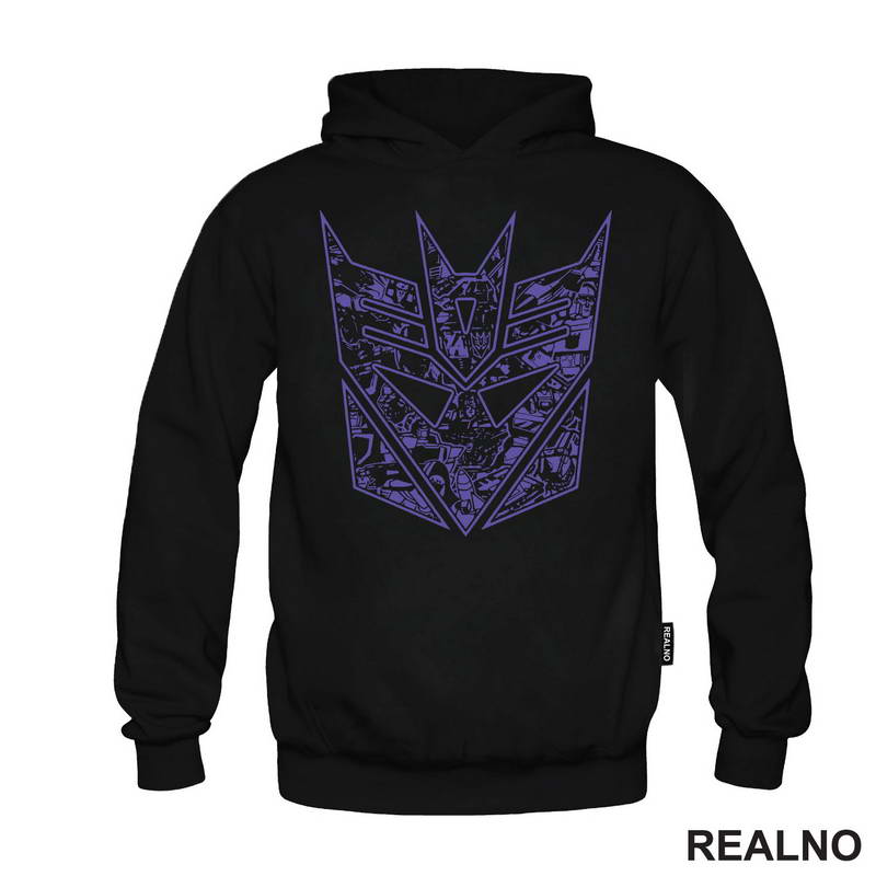 Purple Decepticon - Details - Transformers - Majica