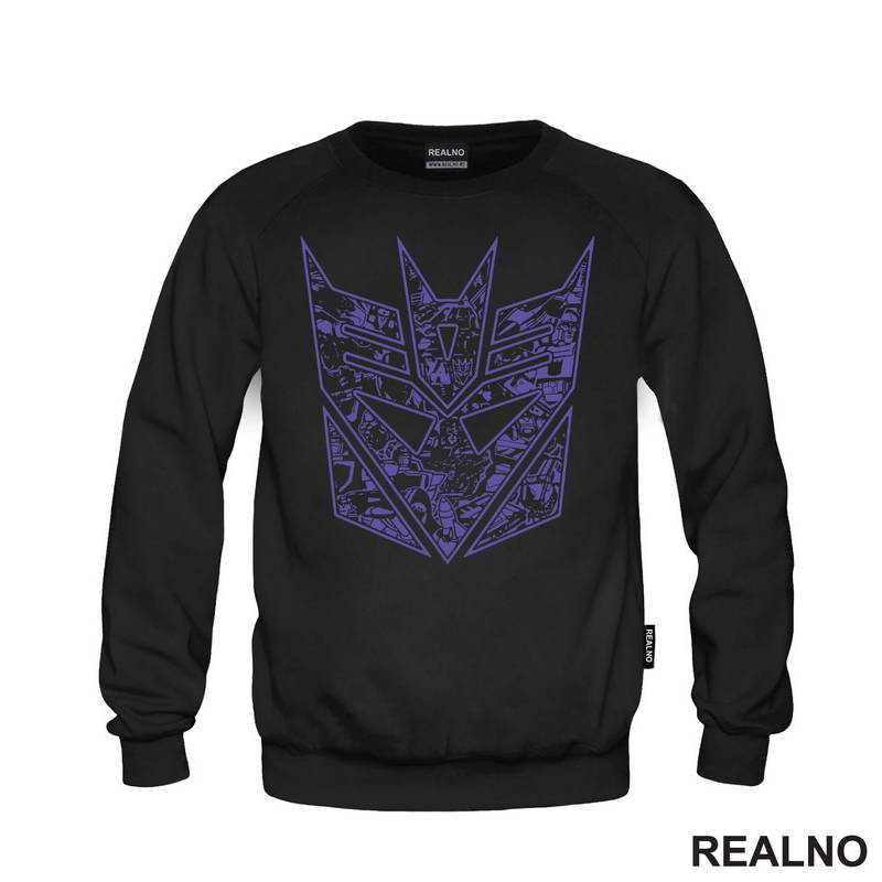 Purple Decepticon - Details - Transformers - Majica