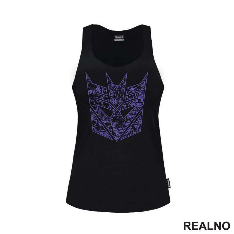 Purple Decepticon - Details - Transformers - Majica