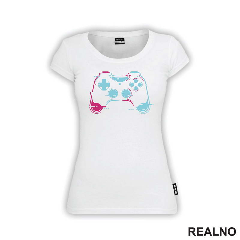 Joystick - Colors - Games - Geek - Majica