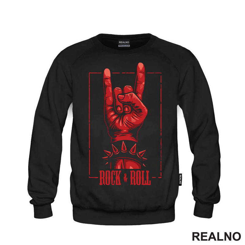Rock & Roll - Hand - Muzika - Majica