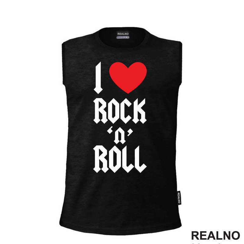 I Love Rock 'n' Roll - Red Heart - Muzika - Majica