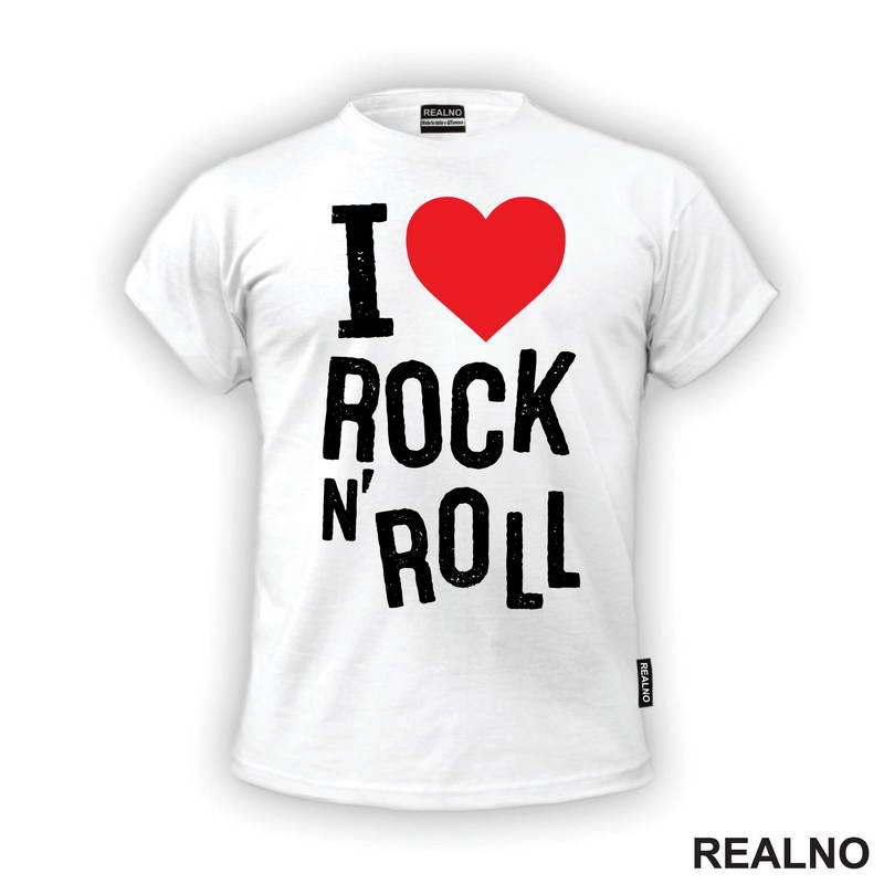 I Heart Rock N' Roll - Muzika - Majica