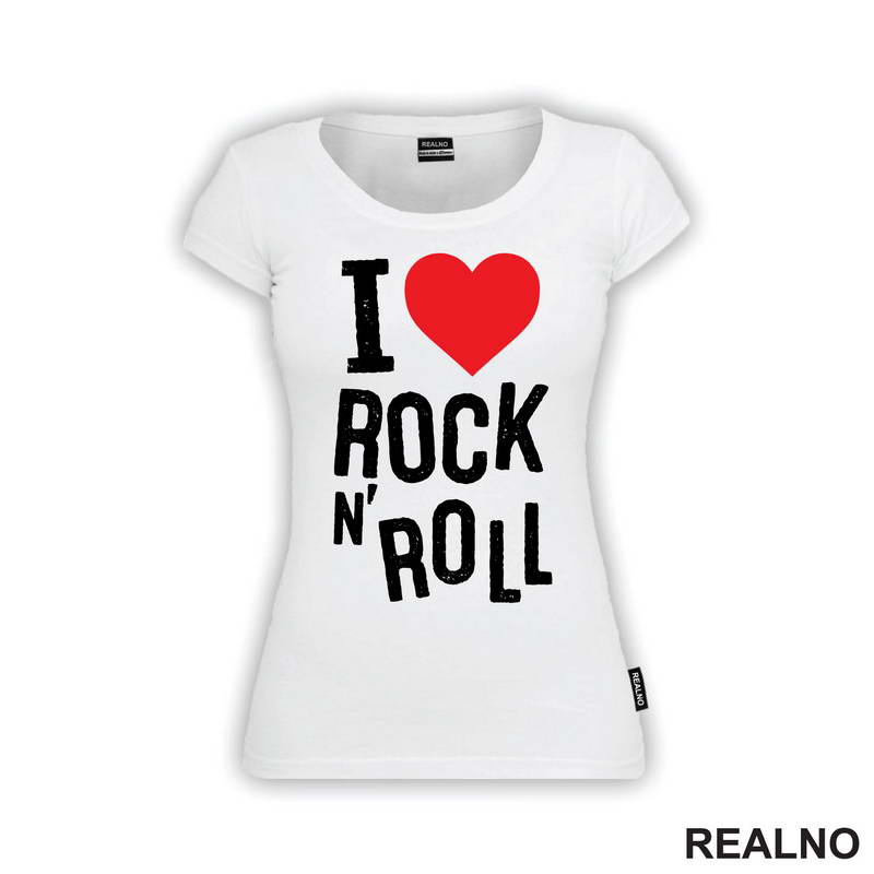 I Heart Rock N' Roll - Muzika - Majica