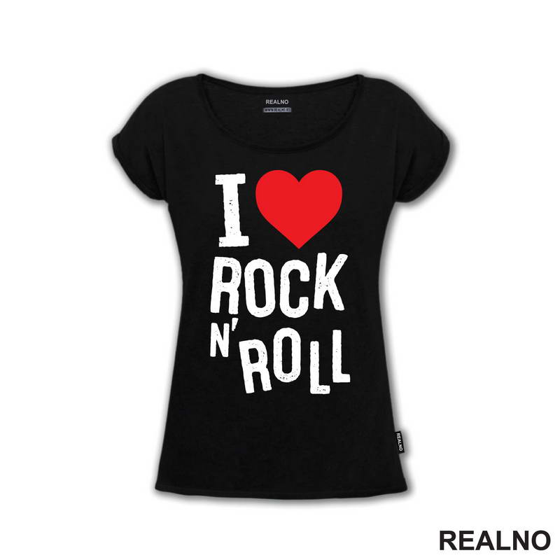 I Heart Rock N' Roll - Muzika - Majica