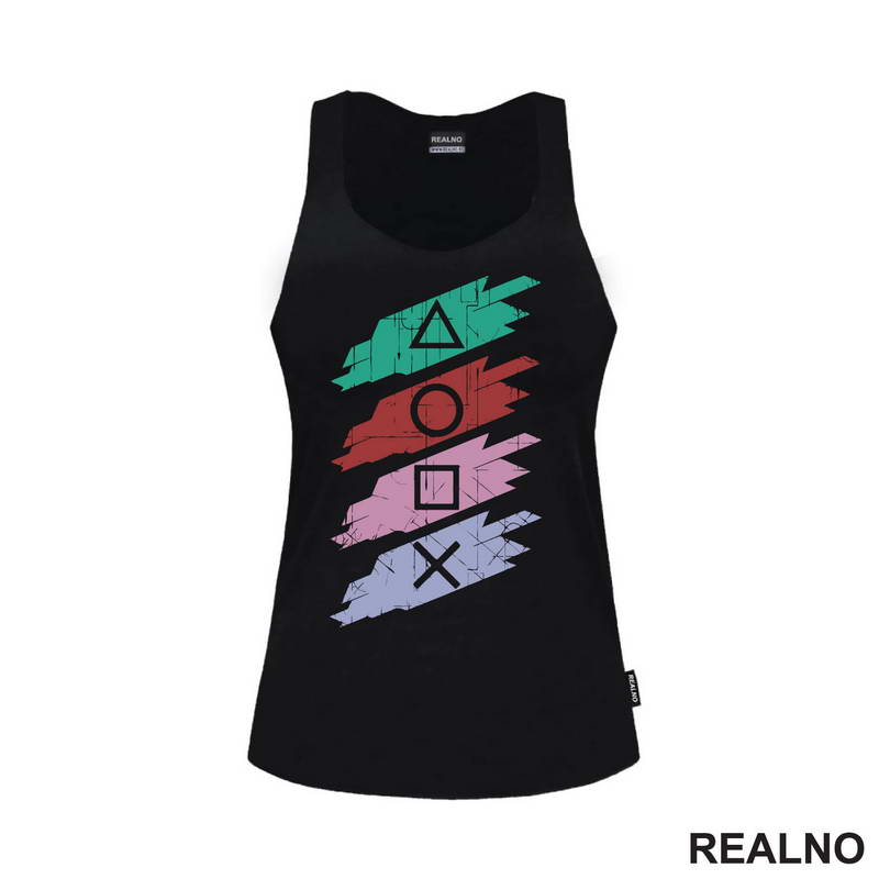 Eat, Play, Sleep, Repeat - Symbols - Geek - Majica