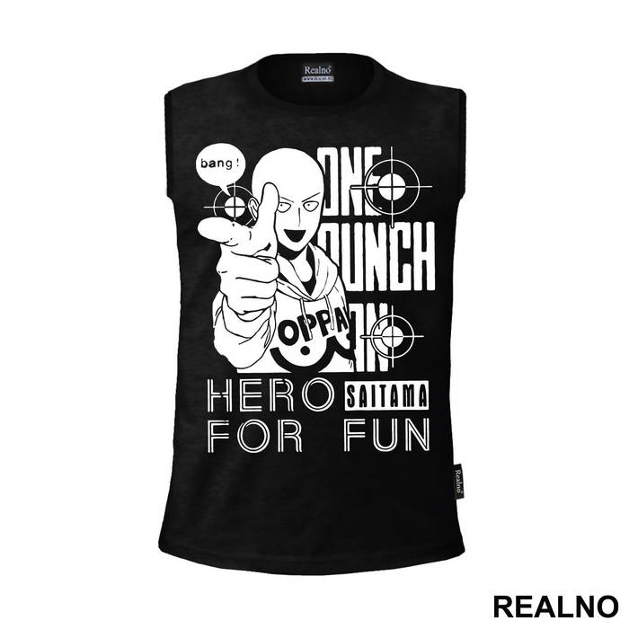 Hero For Fun Saitama - One Punch Man - Majica