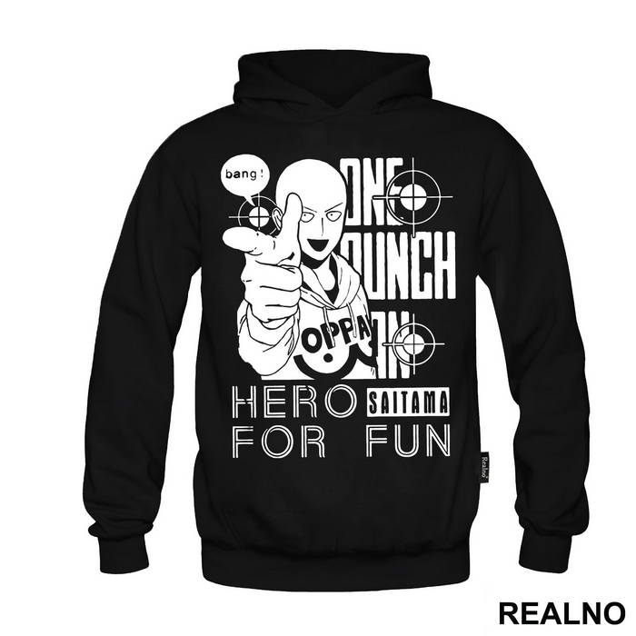 Hero For Fun Saitama - One Punch Man - Majica